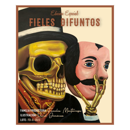Label/Bottle Shot for the Mezcales Cuish Edition Especial Fieles Difuntos Agave Spirit NV 750ml
