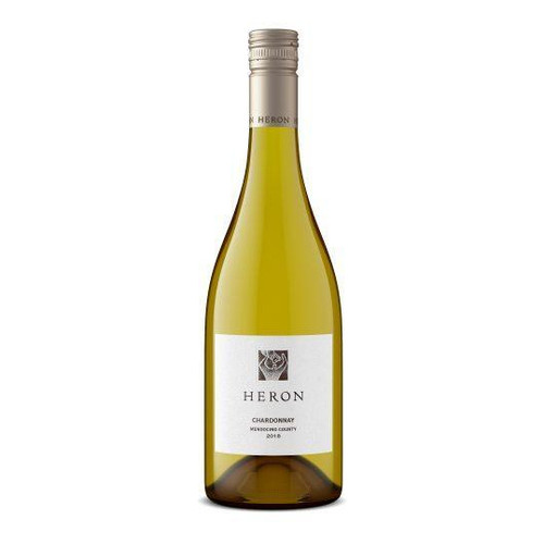 Label/Bottle Shot for the Heron Wines Chardonnay California 2022 750ml