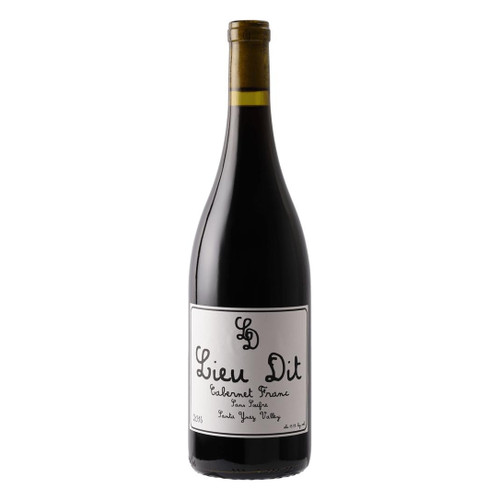 Label/Bottle Shot for the Lieu Dit Cabernet Franc Sans Soufre Santa Ynez Valley 2022 750ml