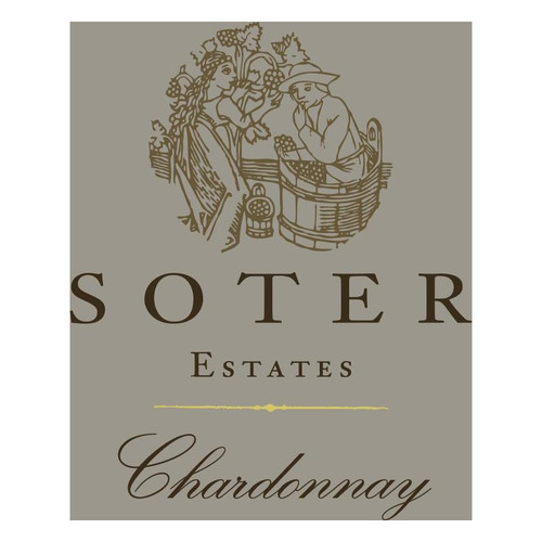 Label/Bottle Shot for the Soter Vineyards Chardonnay Estates Willamette Valley 2021 750ml