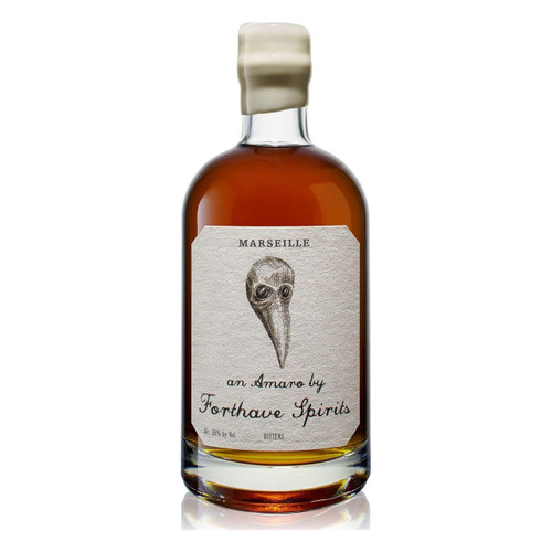 Label/Bottle Shot for the Forthave Spirits Amaro MARSEILLE NV 375ml