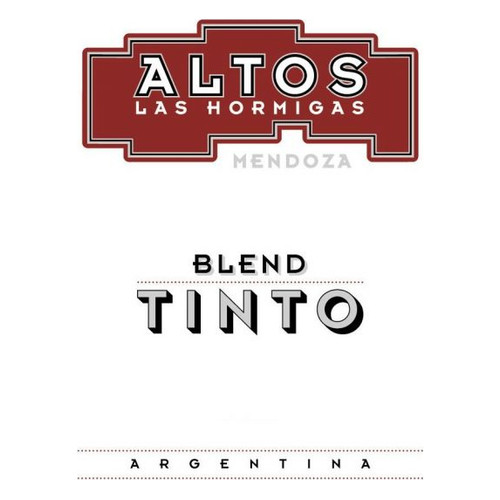 Altos las Hormigas Tinto Mendoza 2022 750ml