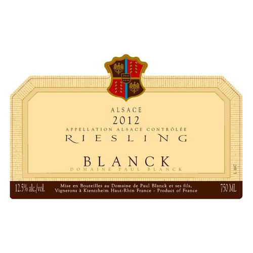Domaine Paul Blanck Classique Alsace Riesling 2023 750ml