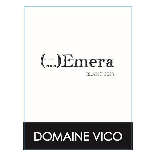 Domaine Vico Corse Emera Blanc 2023 750ml