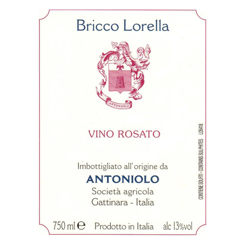 Antoniolo Bricco Lorella Gattinara Rosato 2023 750ml