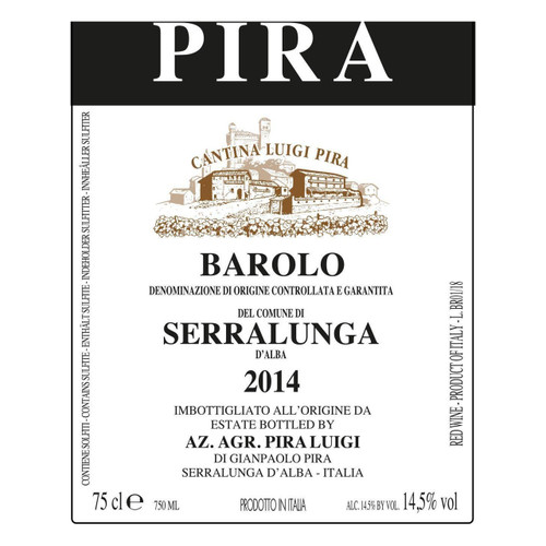 Luigi Pira Barolo Serralunga 2020 750ml