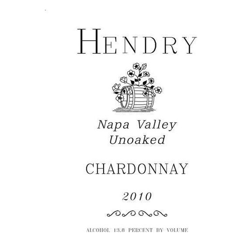 Hendry Chardonnay Unoaked Napa Valley 2023 750ml