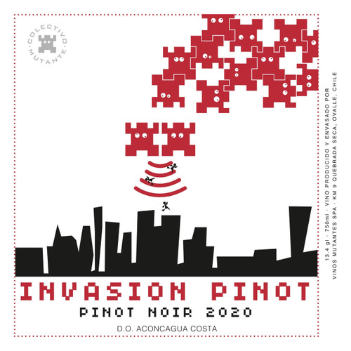 Colectivo Mutante Pinot Noir Invasion Aconcagua Costa 2022 750ml