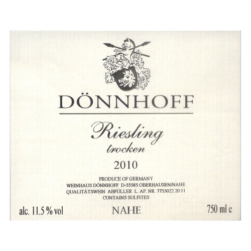 Donnhoff Riesling Trocken 2022 1.5L