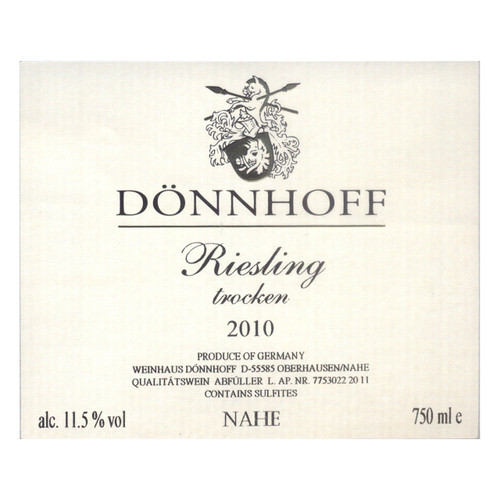Donnhoff Riesling Trocken 2023 750ml
