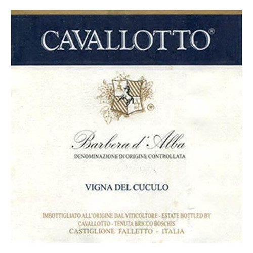 Cavallotto Barbera d'Alba Vigna del Cuculo 2020 750ml