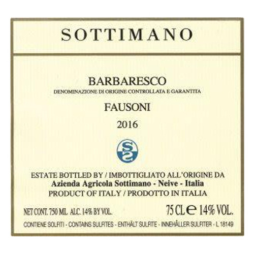 Sottimano Barbaresco Fausoni 2021 750ml