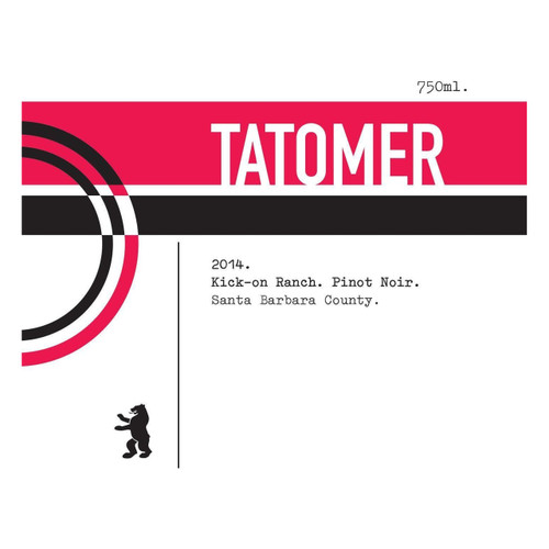 Tatomer Pinot Noir Kick-on Ranch Santa Barbara County 2022 750ml