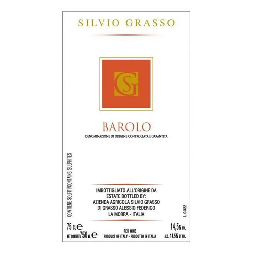 Silvio Grasso Barolo 2019 750ml