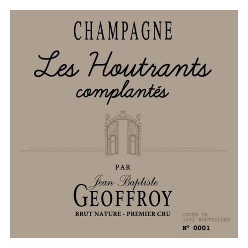 Champagne Geoffroy Lieu Dit Les Houtrants Complantes 1er Cru Brut Nature NV 750ml