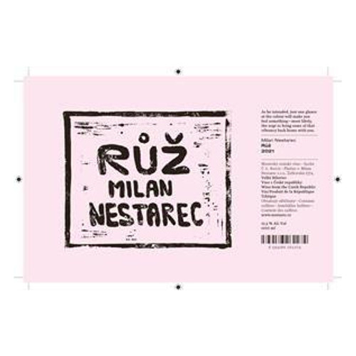 Label/Bottle shot for Milan Nestarec Ruz Rose 2022 1L