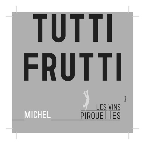 Label/Bottle shot for Les Vins Pirouettes Alsace Tutti Frutti De Michel 2021 750ml