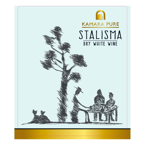 Label/Bottle shot for Kamara Kioutsouki Estate Stalisma Dry White Wine 2022 750ml