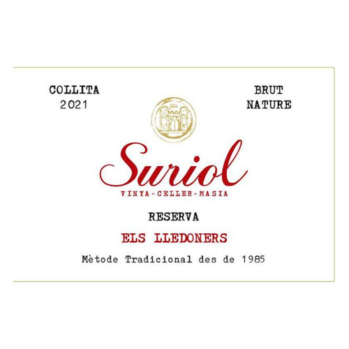 Label/Bottle shot for Suriol Cava Brut Nature Reserva Els Lledoners Rosat 2021 750ml