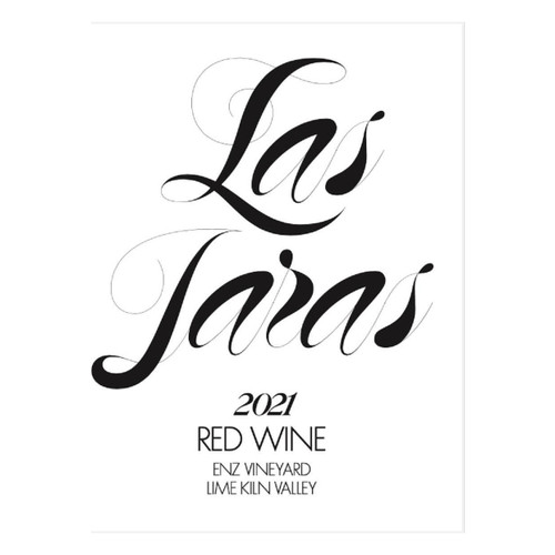 Label/Bottle shot for Las Jaras Enz Vineyard Red Wine Non-Filter Lime Kiln Valley 2021 750ml