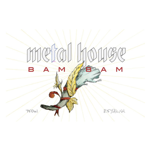 Label/Bottle shot for Metal House Cider Bam Bam Sparkling Apple Grape Wine 2021 750ml