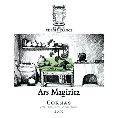 Label/Bottle shot for Famille De Boel Cornas Ars Magirica 2022 750ml