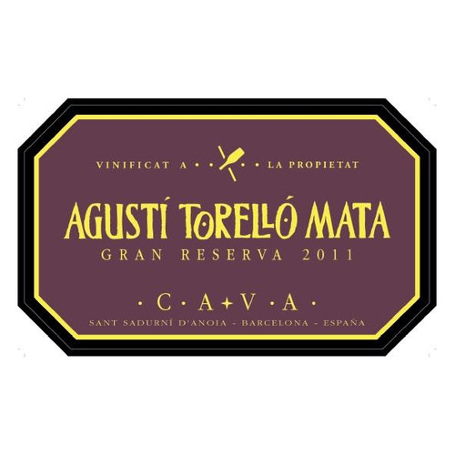 Label/Bottle shot for Agusti Torello Mata Cava Brut Nature Gran Reserva 2016 750ml