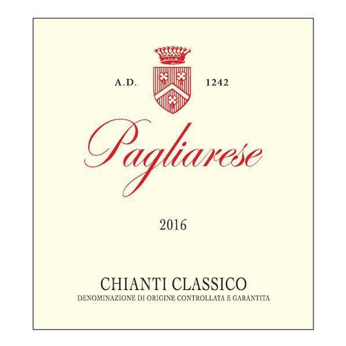 Label/Bottle shot for Pagliarese Chianti Classico DOCG 2022 750ml