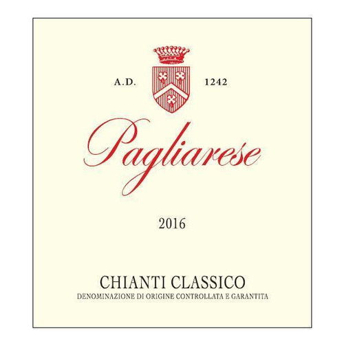Label/Bottle shot for Pagliarese Chianti Classico DOCG 2020 750ml