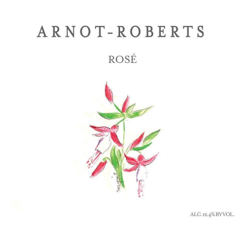Label/Bottle shot for Arnot-Roberts Rose 2023 750ml Label/Bottle shot for Arnot-Roberts Rose 2023 750ml