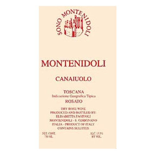 Label/Bottle shot for Montenidoli Toscana Canaiuolo Rosato 2023 750ml