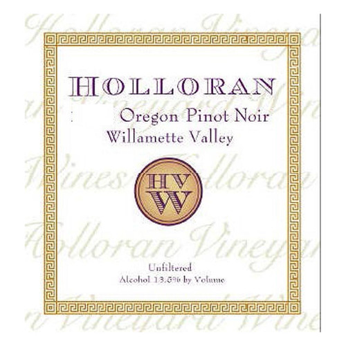 Label/Bottle shot for Holloran Pinot Noir 2022 750ml