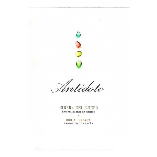 Label/Bottle shot for Antidoto Ribera del Duero Cepas Viejas 2022 750ml