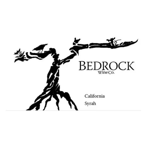 Label/Bottle shot for Bedrock Wine Co. California Syrah 2022 750ml