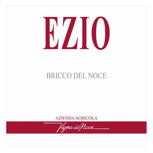 Label/Bottle shot for Ezio T. Barbera d'Asti Superiore Bricco Del Noce 2020 750ml