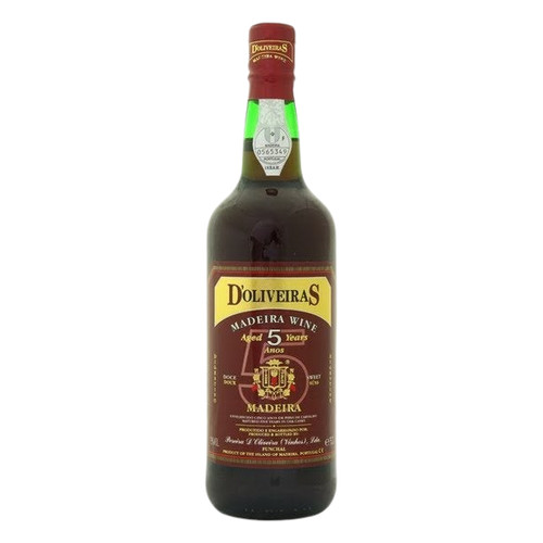 Label/Bottle shot for D'Oliveiras 5 Year Old Sweet NV 750ml