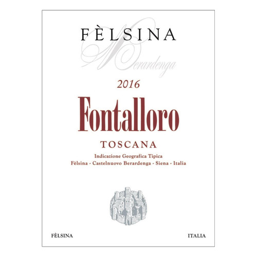 Label/Bottle shot for Felsina Fontalloro Toscana IGT 2019 750ml