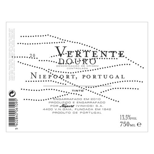 Label/Bottle shot for Niepoort Vertente Tinto 2019 750ml