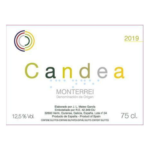 Label/Bottle shot for Quinta da Muradella Monterrei Candea Blanco 2022 750ml