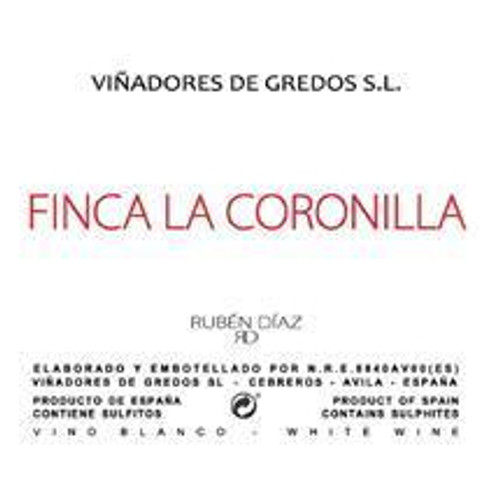 Label/Bottle shot for Ruben Diaz Viticultor Cebreros Real Finca La Coronilla 2022 750ml