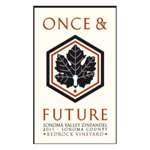 Label/Bottle shot for Once & Future Bedrock Vineyard Zinfandel 2021 750ml