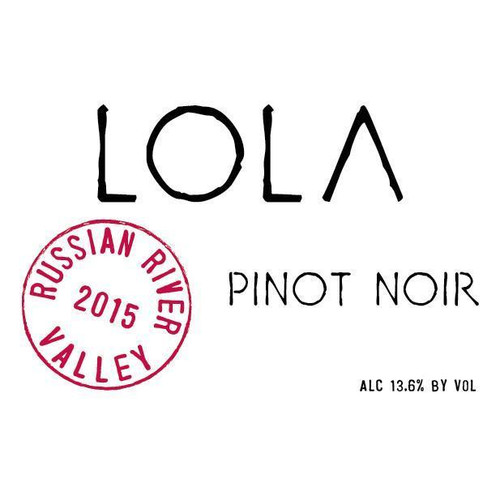 Label/Bottle shot for Lola Russian River Valley Pinot Noir 2021 750ml