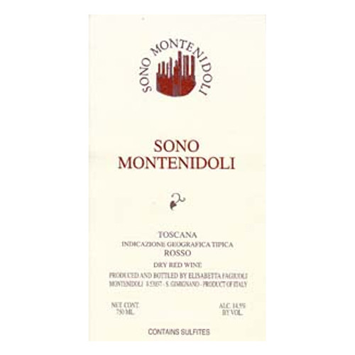 Label/Bottle shot for Montenidoli Toscana Sono Rosso 2017 750ml Label/Bottle shot for Montenidoli Toscana Sono Rosso 2017 750ml