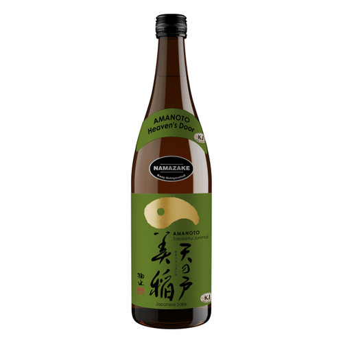 Label/Bottle shot for Ama No To Heaven's Door Tokubetsu Junmai Namazake Sake NV 720ml