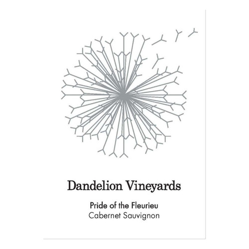 Label/Bottle shot for Dandelion Cabernet Sauvignon Pride Of The Fleurieu Peninsula 2021 750ml