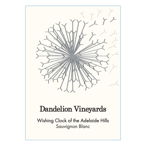 Label/Bottle shot for Dandelion Vineyards Wishing Clock of the Adelaide Hills Sauvignon Blanc 2023 750ml