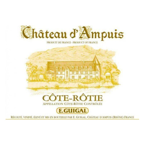 Label/Bottle shot for E. Guigal Cote-Rotie Chateau d'Ampuis 2019 750ml