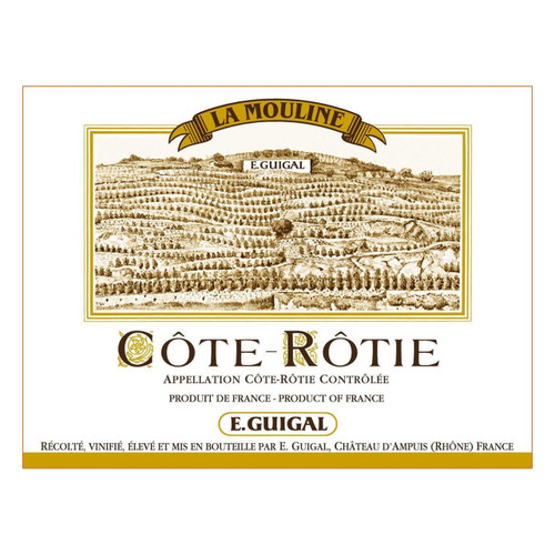 Label/Bottle shot for E. Guigal Cote Rotie La Mouline 2019 750ml