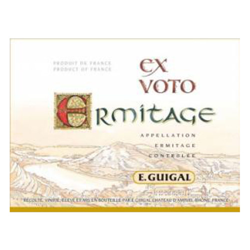 Label/Bottle shot for E. Guigal Ermitage Ex-Voto Rouge 2018 750ml