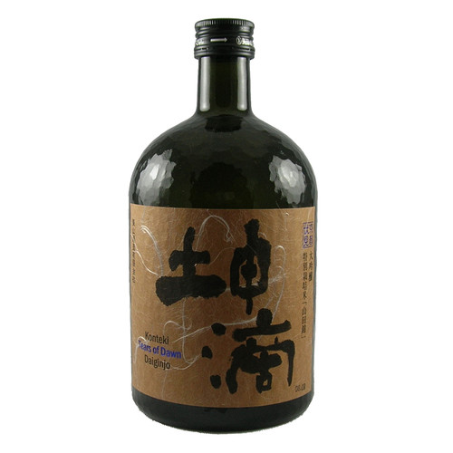 Label/Bottle shot for Konteki Tears of Dawn Daiginjo Sake Current 1.8L